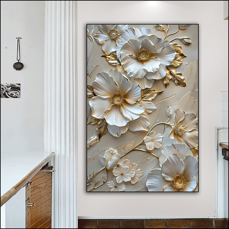 Golden Flower wall Art