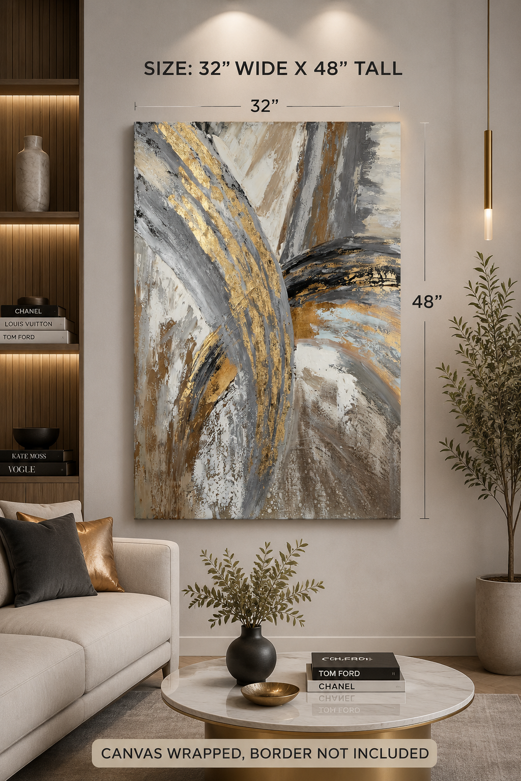 the Elegant and Abstract - Canvas wall art
